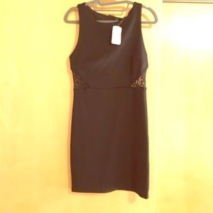 Black Mini with side lace detailing